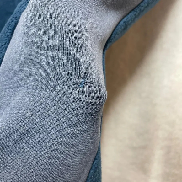 Patagonia Women's Zip Up Jacket Long Sleeve Size M Pockets Fleece Blue - Picture 7 of 12